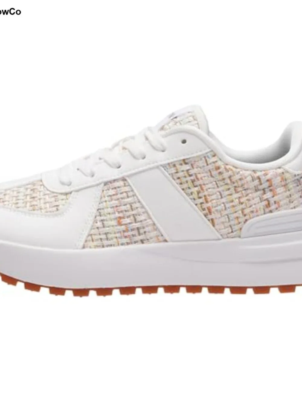 Women's Wide Toe Box Retro Patchwork Sneaker Cushioned Support Lace-Up